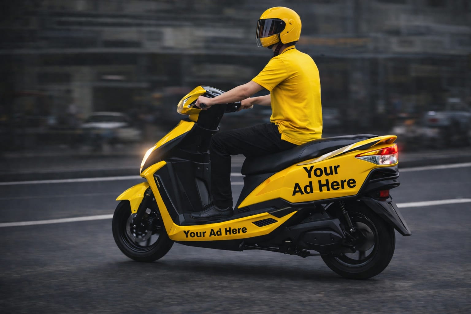 Electric Scooter Advertising